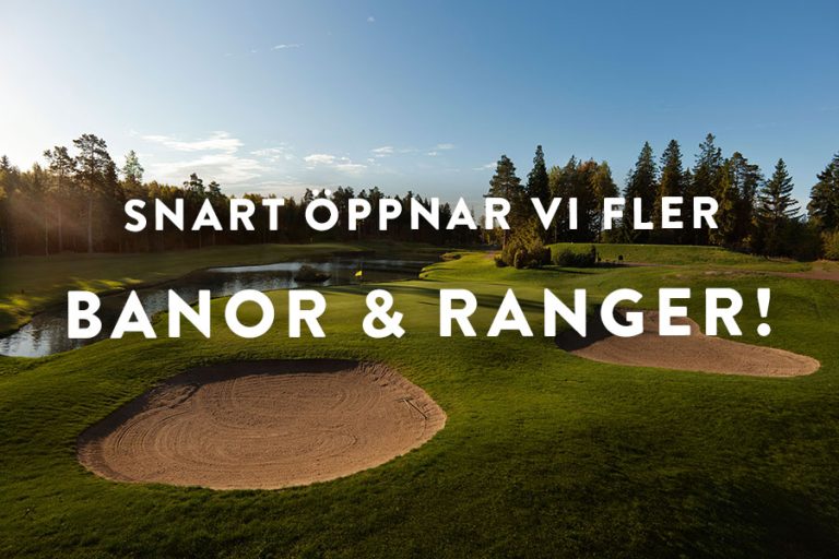 Snart öppnar vi fler banor!