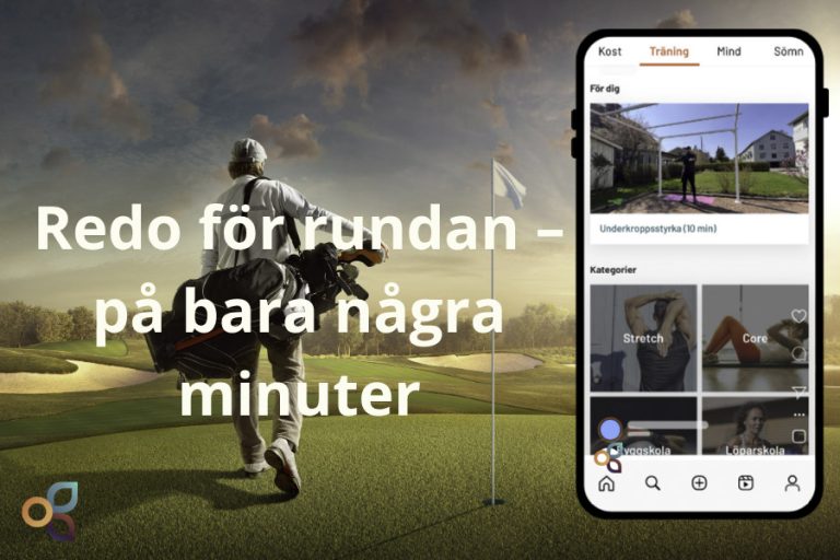 Redo för golfrundan – på bara några minuter