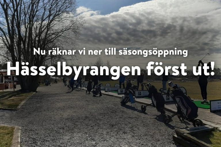 Snart öppnar vi rangen på GolfStar Hässelby!
