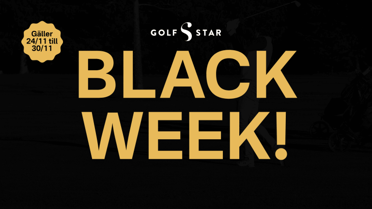 Black Week hos GolfStar – spara upp till 3.600 kr!