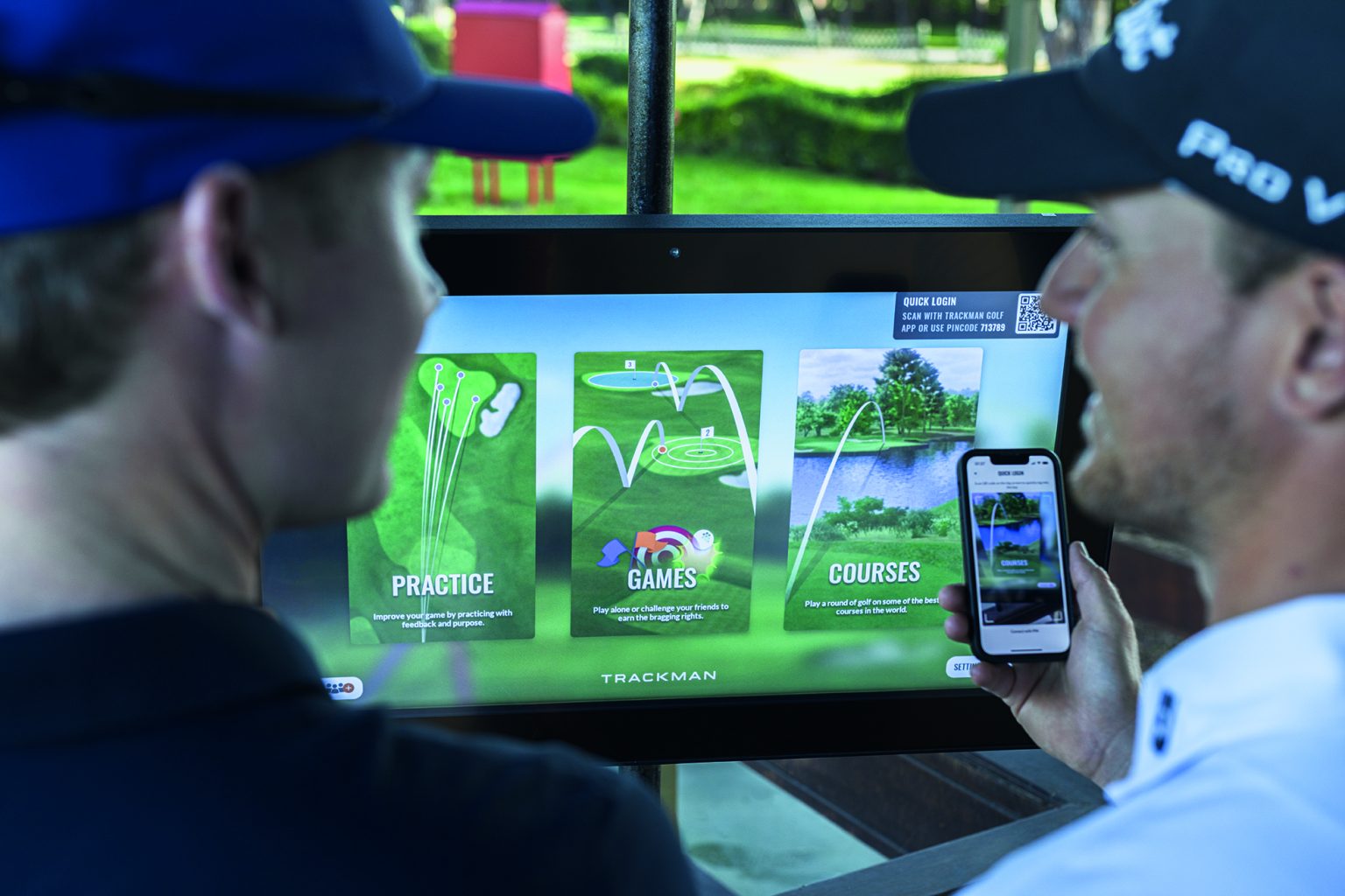 Trackman Skärm Range