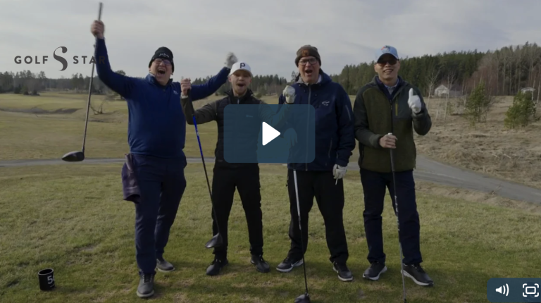 Glada miner när GolfStar öppnar första banorna