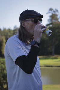 Staffan Olsson, handbollslegendar, spelar även golf.