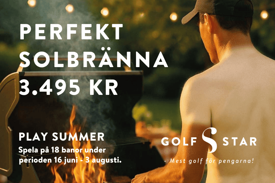 Perfekt solbränna! Play Summer 3.495 kr Spela på 18 banor under perioden 16 juni – 3 augusti. Perfekt solbränna! Play Summer 3.495 kr Spela på 18 banor under perioden 16 juni - 3 augusti.